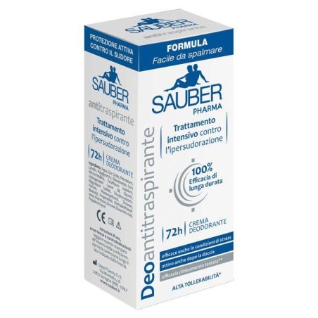 Desa Pharma Sauber Deoantitraspirante 72h Crema 30 Ml