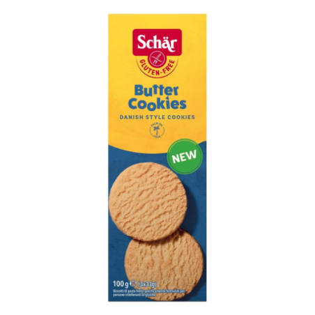 Dr. Schar Schar Butter Cookies Biscotti Di Pastafrolla 3 Porzioni Da 33 G