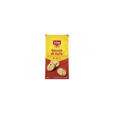 Dr. Schar Schar Gocce Di Sole Biscotti Di Pastafrolla Con Gocce Di Cioccolato Fondente Senza Lattosio 200 G