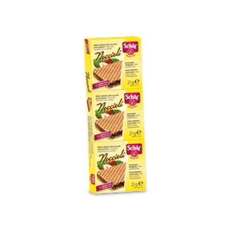 Dr. Schar Schar Noccioli' Wafers Con Nocciole 3 Pezzi Da 21 G