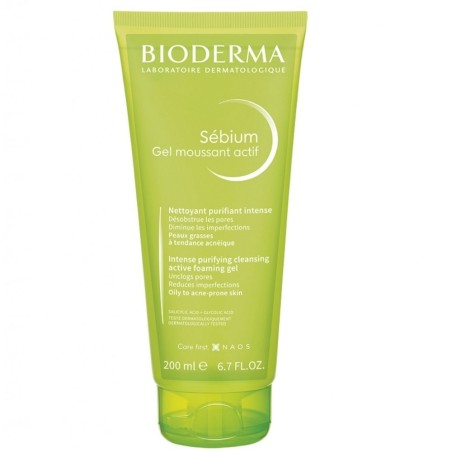 Bioderma Italia Sebium Gel Moussant Actif 200 Ml