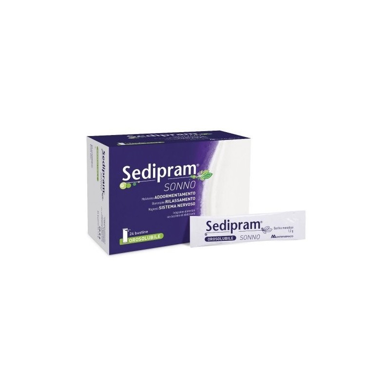 Montefarmaco Otc Sedipram Sonno 24 Stick Orosolubili