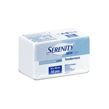 Serenity Salvietta Skincare Misura 32 X 38 Cm 50 Pezzi