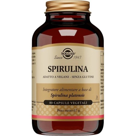 Solgar It. Multinutrient Spirulina 80 Capsule Veg