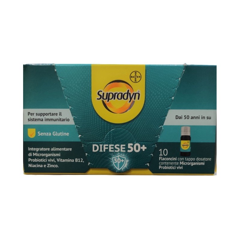 Bayer Supradyn Difese 50+ 10 Flaconcini 10 Ml