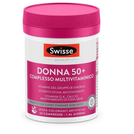 Health And Happiness It. Swisse Multivitaminico Donna 50+ 30 Compresse