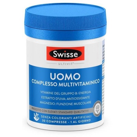 Health And Happiness It. Swisse Multivitaminico Uomo 30 Compresse