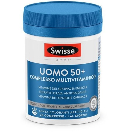 Health And Happiness It. Swisse Multivitaminico Uomo 50+ 30 Compresse