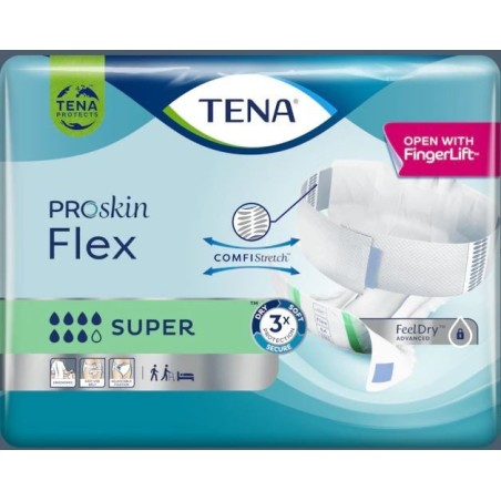 Essity Italy Pannolone Per Incontinenza Tena Flex Super Medium 30 Pezzi