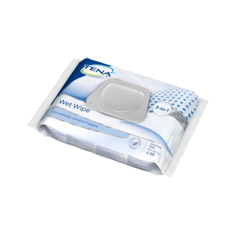 Essity Italy Tena Wet Wipe Salviettine Umidificate 48 Pezzi