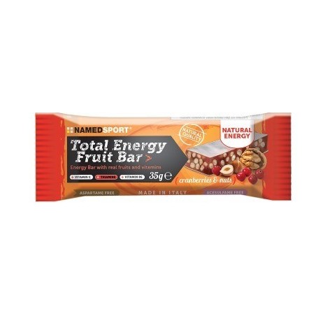 Namedsport Total Energy Fruit Bar Cranberry & Nuts 35 G