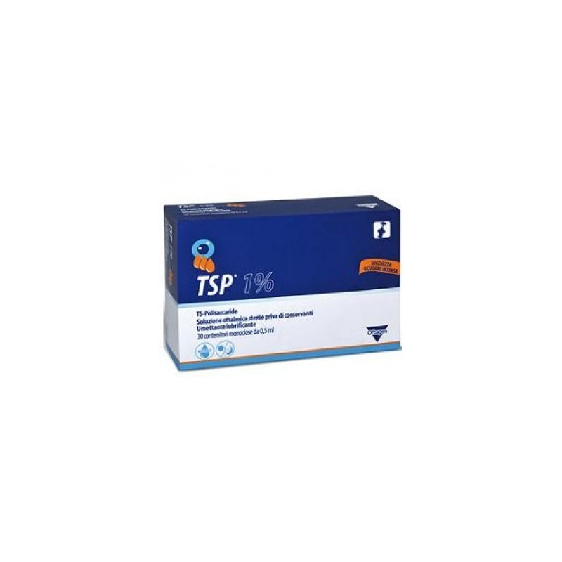 Diadema Farmaceutici Tsp 1% Soluzione Oftalmica Umettante Lubrificante 30 Flaconcini Monodose 0,5 Ml