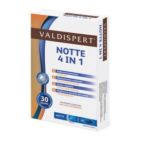 Vemedia Pharma Valdispert Sonno 4 In 1 30 Capsule Molli