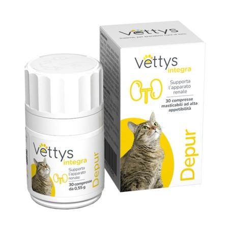 Pharmaidea Vettys Integra Depur Gatto 30 Compresse Masticabili