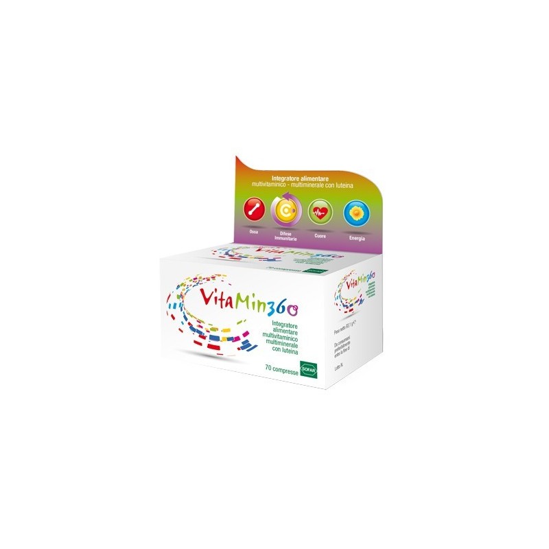 Sofar Vitamin 360 Multivitaminico Multiminerale 70 Compresse Astuccio 93,10 G