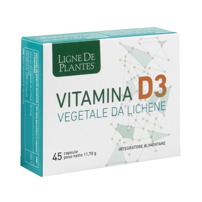 Natura Service Ligne De Plantes Vitamina D3 Vegetale 45 Capsule