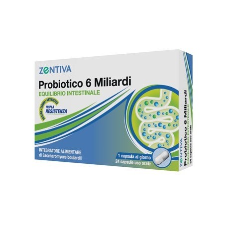 Zentiva Italia Zentiva Probiotico 6 Miliardi 24 Capsule Vegetali