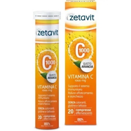 Zeta Farmaceutici Zetavit C1000 20 Compresse Effervescenti