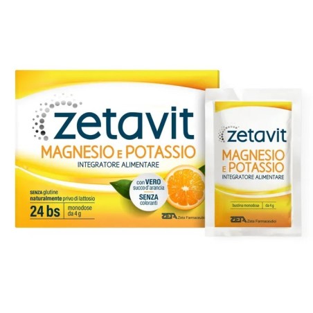 Zeta Farmaceutici Zetavit Magnesio Potassio 24 Bustine Da 4 G