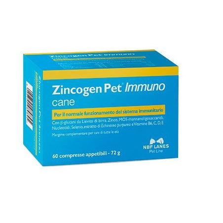 N. B. F. Lanes Zincogen Pet Immuno 60 Compresse