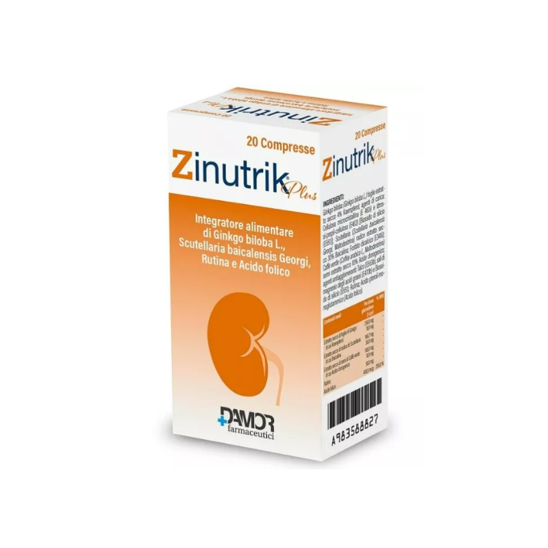 Farmaceutici Damor Zinutrik Plus 20 Compresse