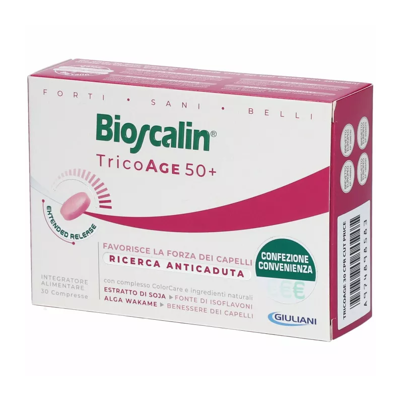 Giuliani Bioscalin Tricoage 30 Compresse Taglio Prezzo