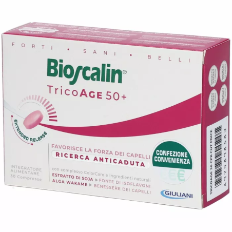 Giuliani Bioscalin Tricoage 30 Compresse Taglio Prezzo