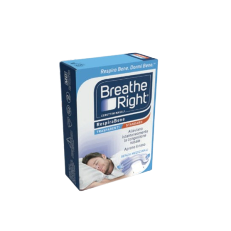 E. Fa. S. Cerotti Nasali Breathe Right Trasparenti 10 Pezzi