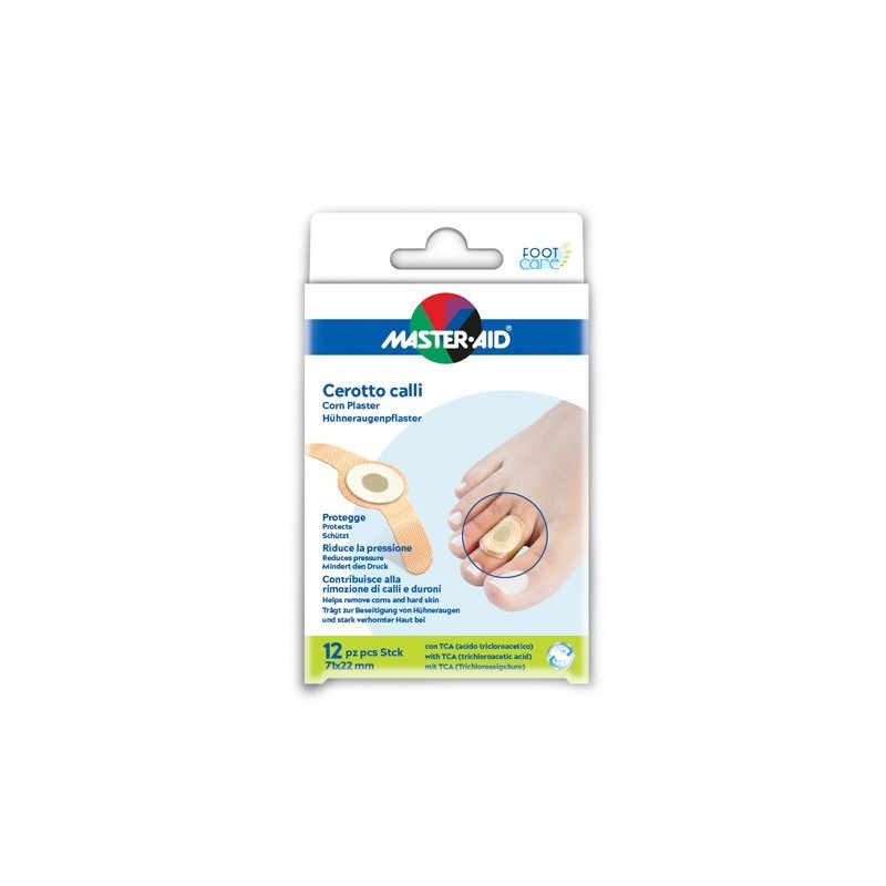 Pietrasanta Pharma Cerotto Callifugo Master-aid Footcare 71x22 Mm 12 Pezzi B2