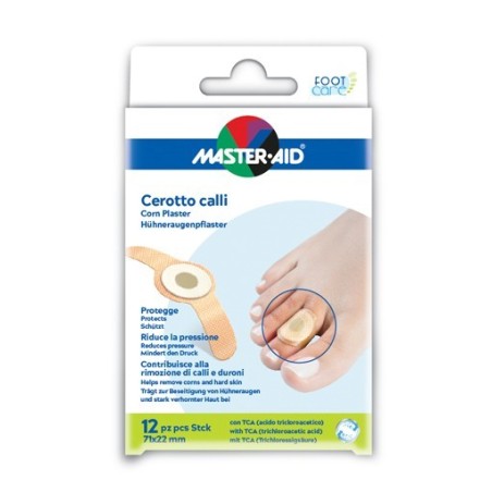 Pietrasanta Pharma Cerotto Callifugo Master-aid Footcare 71x22 Mm 12 Pezzi B2