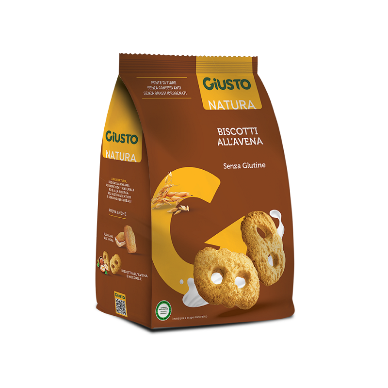 Farmafood Giusto Senza Glutine Biscotti Avena 250 G