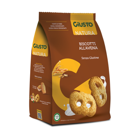 Farmafood Giusto Senza Glutine Biscotti Avena 250 G