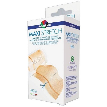 Pietrasanta Pharma Master-aid Stretch Cerotto A Taglio In Tessuto Elastico Resistente 50 X 6 Cm