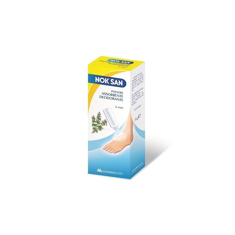 Montefarmaco Otc Nok San Polvere Assorbente Deodorante 75 G