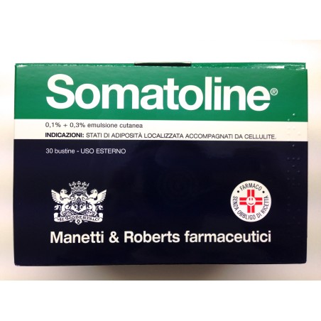 Somatoline Emulsione Cutanea 0,1% + 0,3% 30 bustine