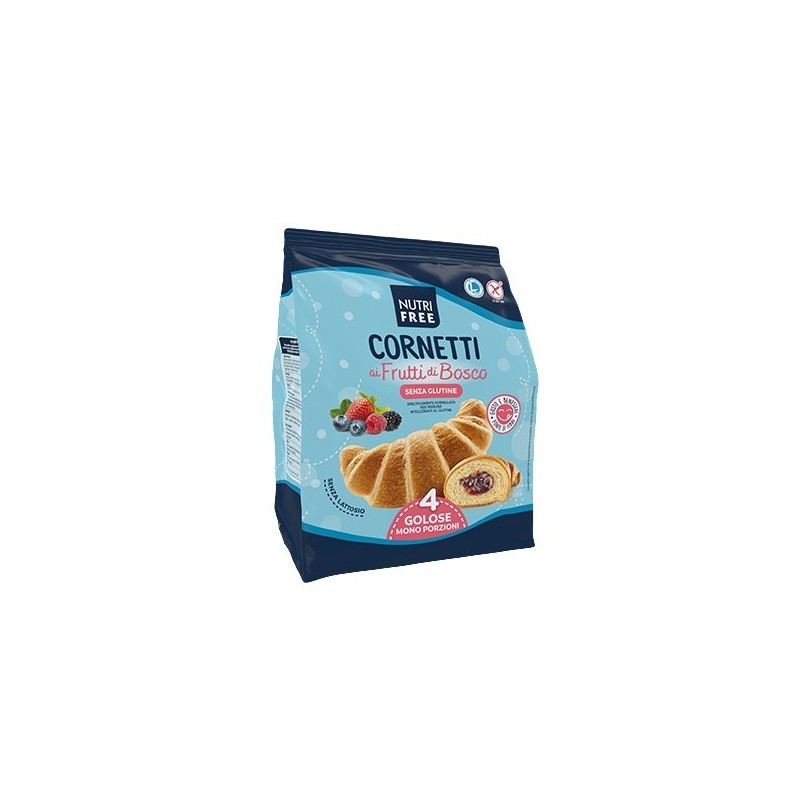 Nt Food Nutrifree Cornetti Ai Frutti Di Bosco 4 Pezzi Da 60 G