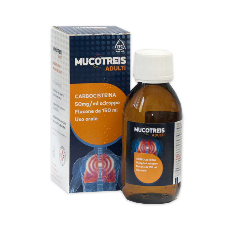 Itc Farma Mucotreis 50 Mg/ml Sciroppo Adulti  Carbocisteina