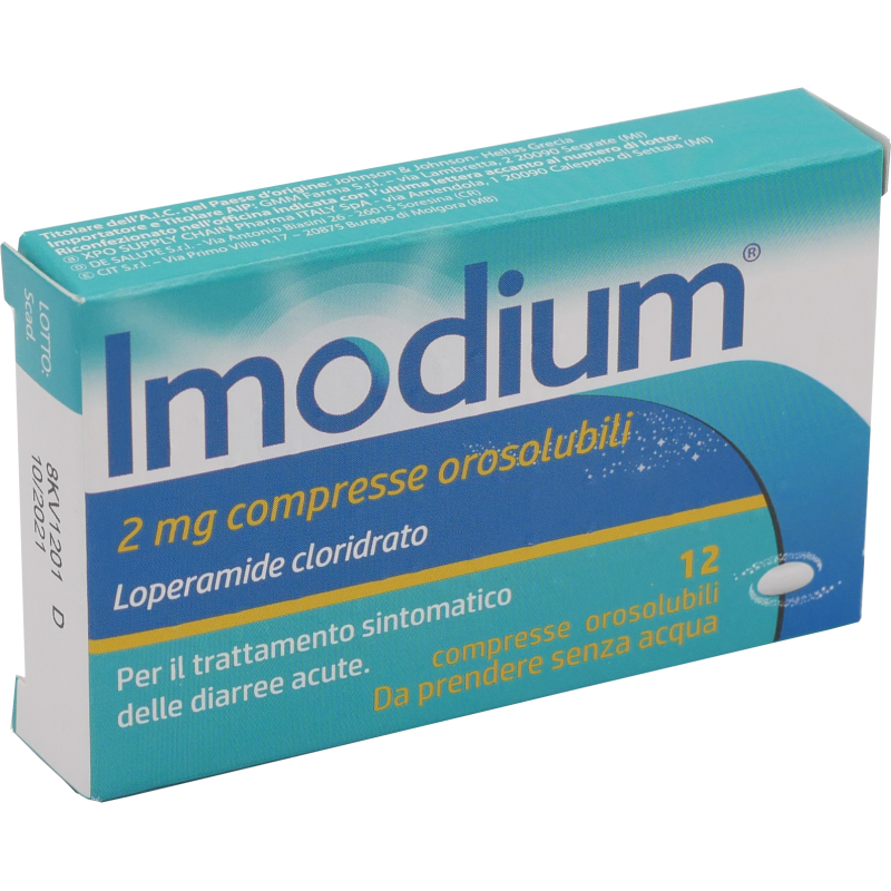 Gmm Farma Imodium 2 Mg Compresse Orosolubili Loperamide Cloridrato