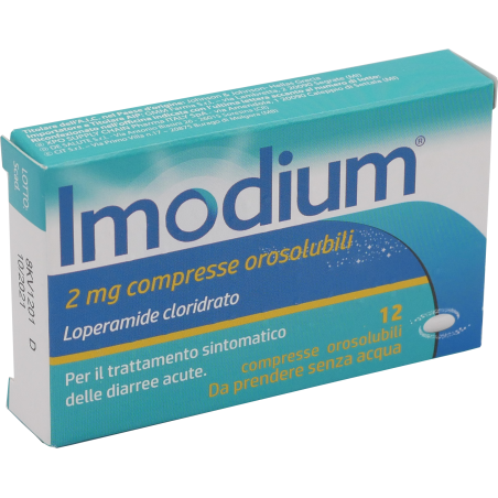 Gmm Farma Imodium 2 Mg Compresse Orosolubili Loperamide Cloridrato