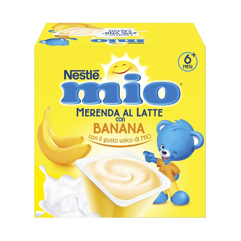 Nestle' Italiana Mio Merenda Banana 4 X 100 G