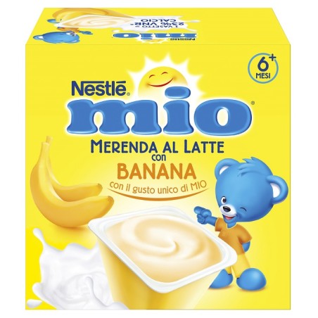 Nestle' Italiana Mio Merenda Banana 4 X 100 G