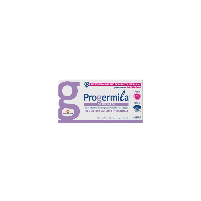 Chemist's Research Progermila 10 Miliardi 6 Flaconcini 10 Ml