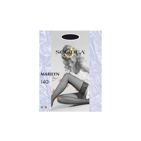 Solidea By Calzificio Pinelli Marilyn 140 Sheer Calza Autoreggente Blu Scuro 3