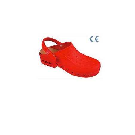 Scholl Shoes New Work Fit B/s Tpr Unisex Red Removable Insole Rosso 39