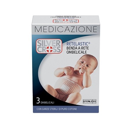 Comifar Distribuzione Silvercross Retelastic Medicazione Ombelicale 3 Pezzi