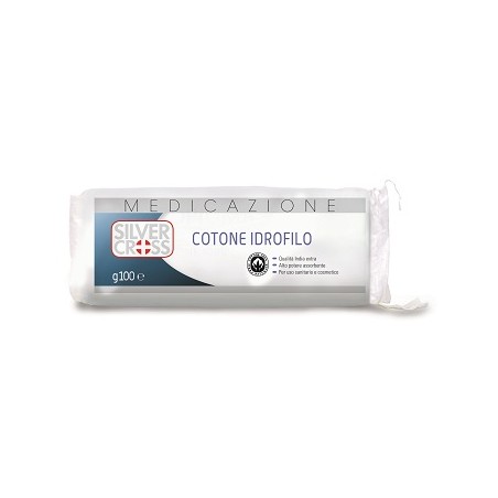 Comifar Distribuzione Cotone Idrofilo Silvercross 100g 1 Pezzo