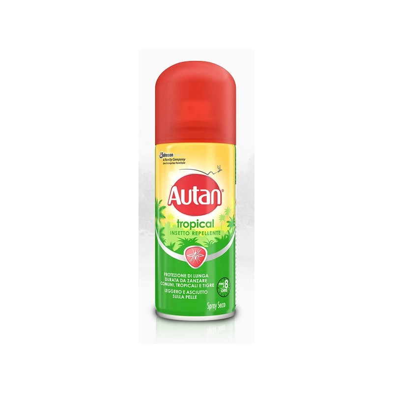 S. C. Johnson Italy Autan Tropical Spray Secco 100 Ml