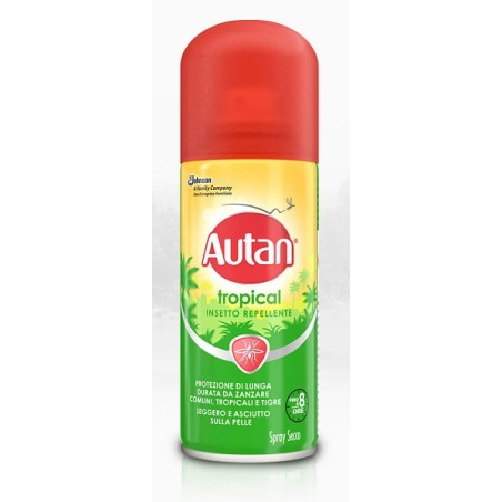 S. C. Johnson Italy Autan Tropical Spray Secco 100 Ml