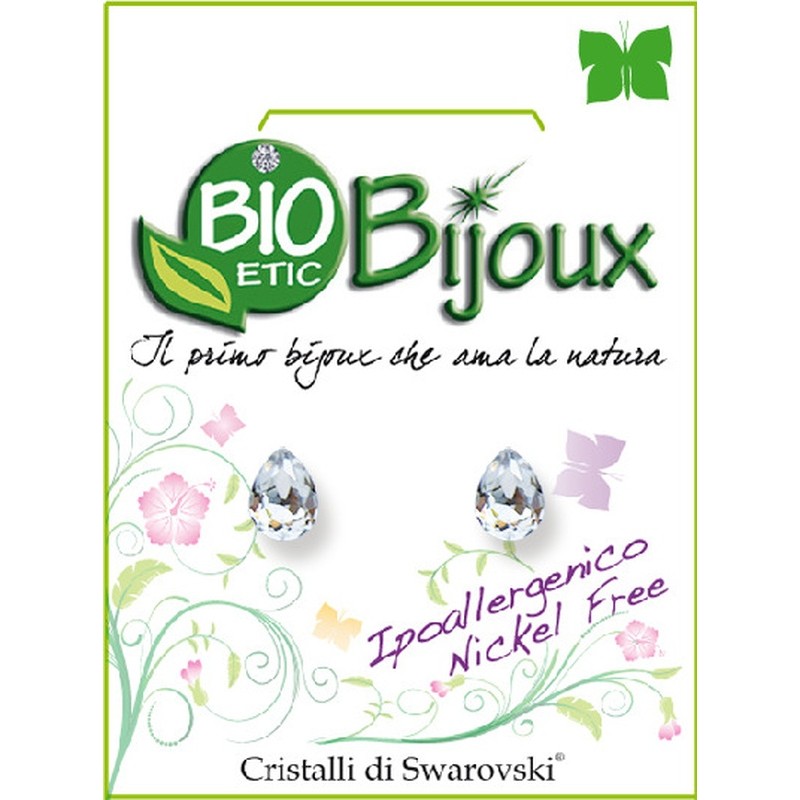 Bioetic Bijoux Orecchino Goccia 6mm Crystal