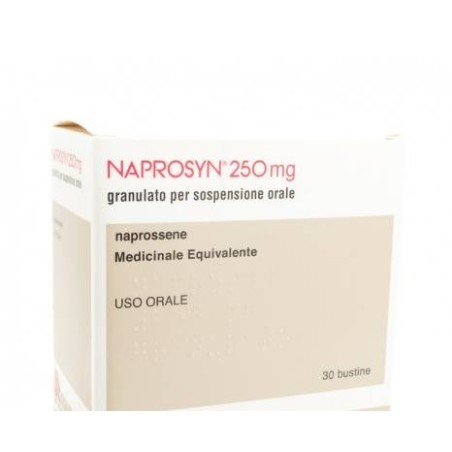 Recordati Naprosyn 250 Mg Granulato Per Sospensione Orale Naprossene